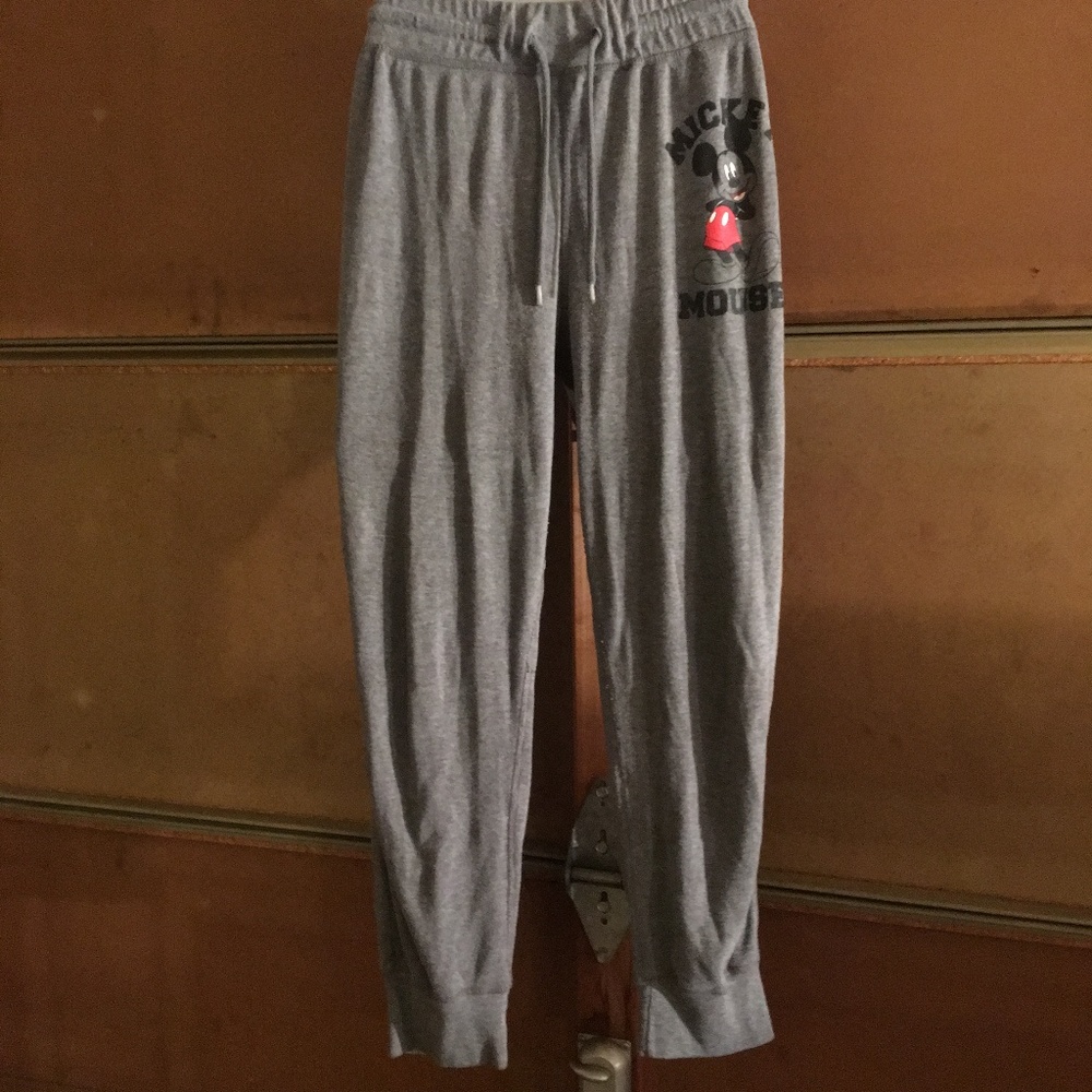 Disney Womens Gray Sweatpants size small